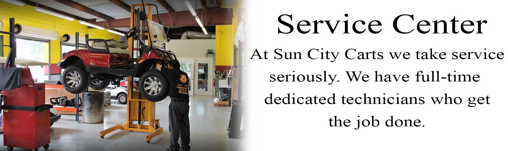 Service banner sun city
